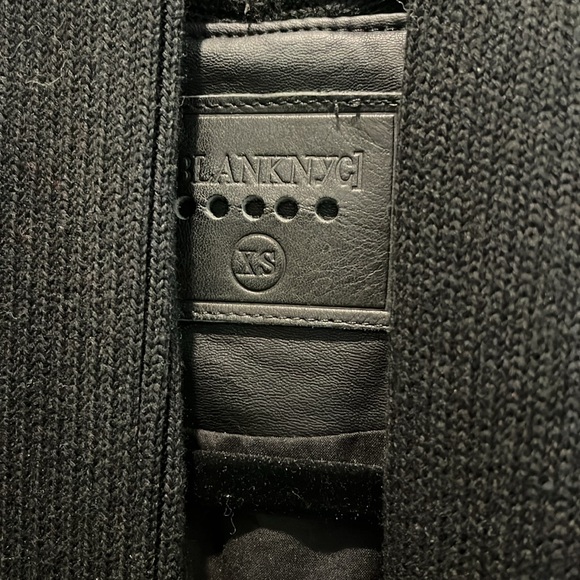 BlankNYC draped faux leather jacket - Picture 3 of 4